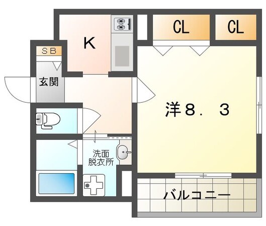 ハレルアナの物件間取画像